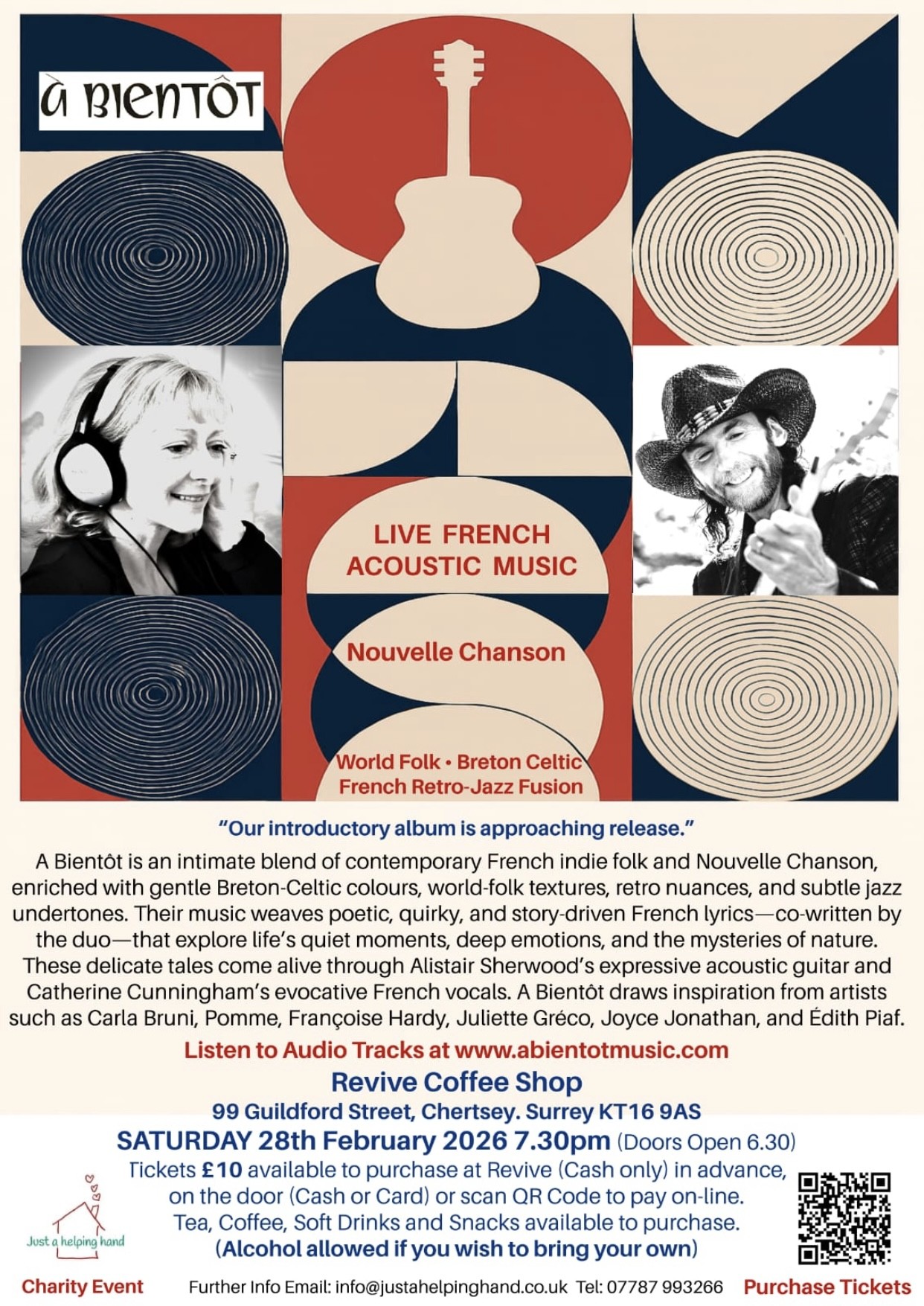Live Music Event – A Bientot Gig